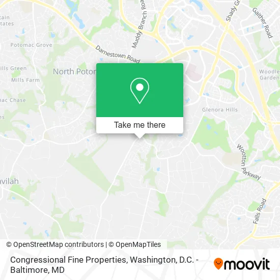 Mapa de Congressional Fine Properties