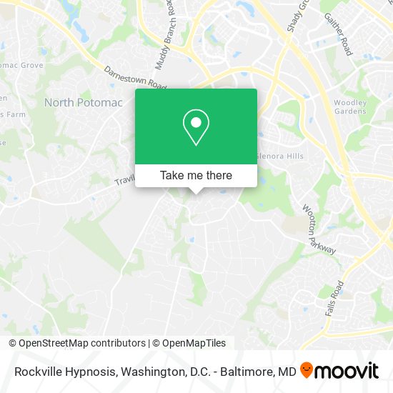 Rockville Hypnosis map