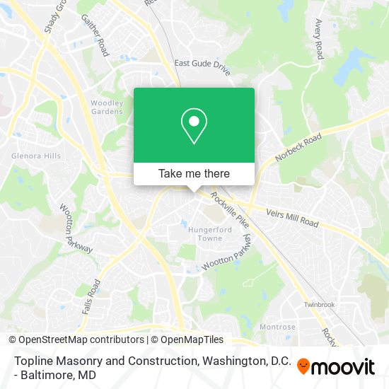 Topline Masonry and Construction map