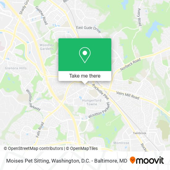 Moises Pet Sitting map