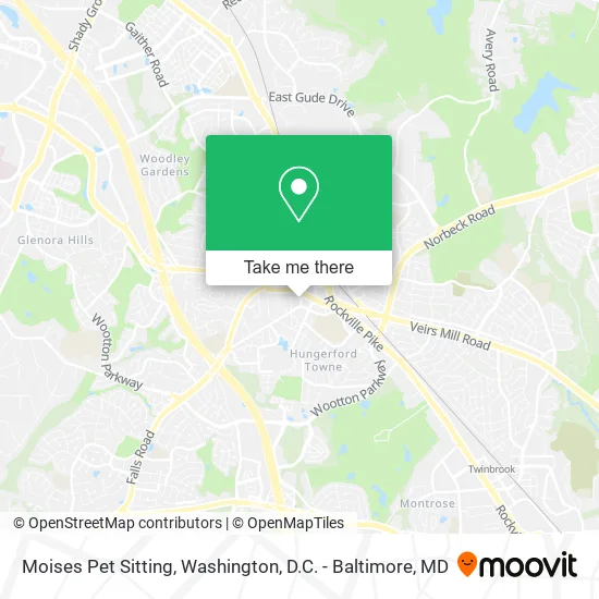 Moises Pet Sitting map