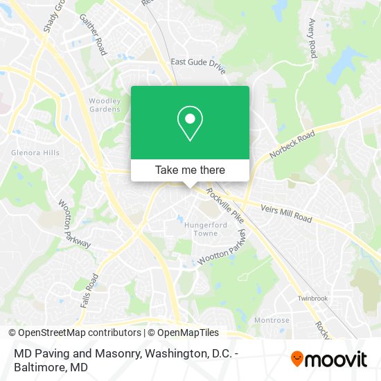 MD Paving and Masonry map