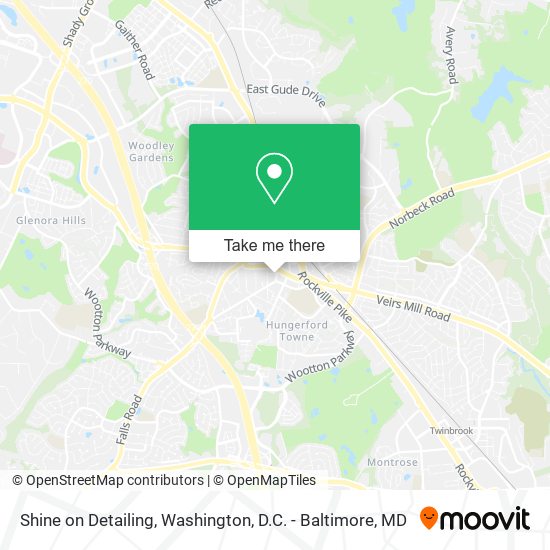 Mapa de Shine on Detailing