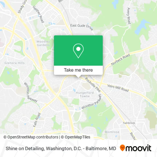 Shine on Detailing map