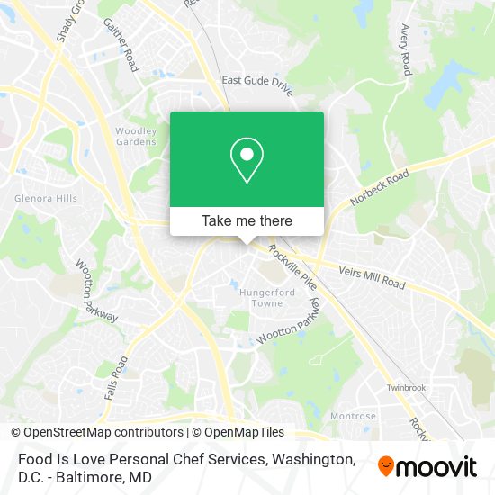 Food Is Love Personal Chef Services map