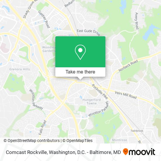 Comcast Rockville map