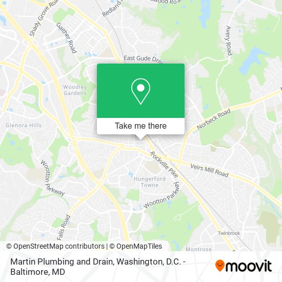 Martin Plumbing and Drain map