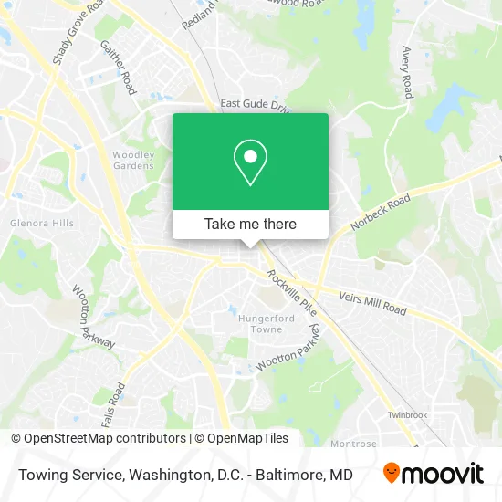 Towing Service map