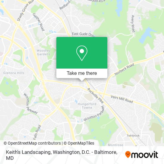 Keith's Landscaping map