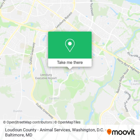 Loudoun County - Animal Services map