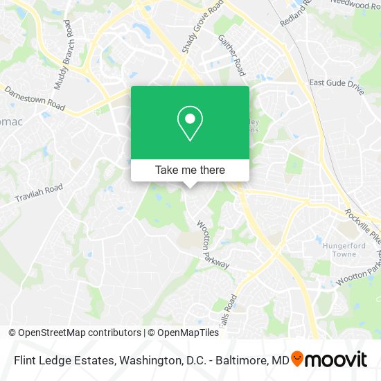 Flint Ledge Estates map