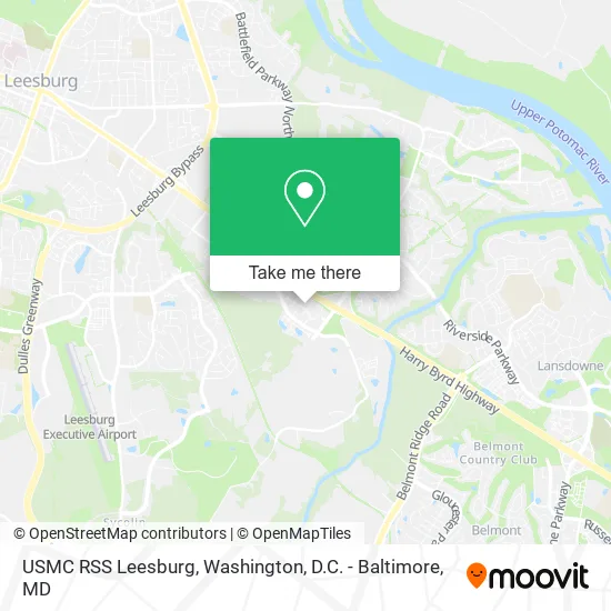 USMC RSS Leesburg map