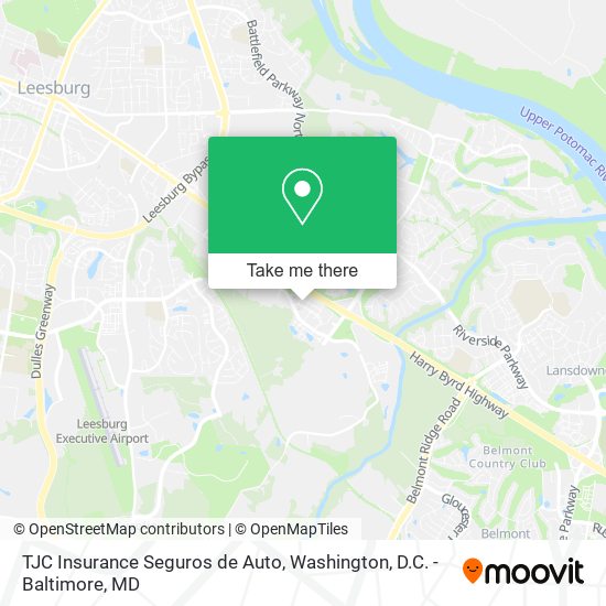 Mapa de TJC Insurance Seguros de Auto