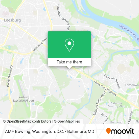AMF Bowling map