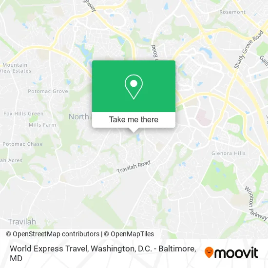 World Express Travel map