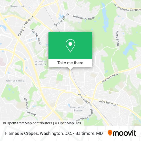Flames & Crepes map