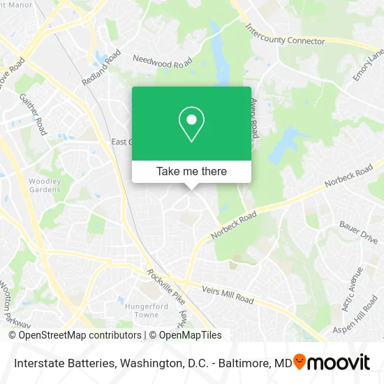 Interstate Batteries map