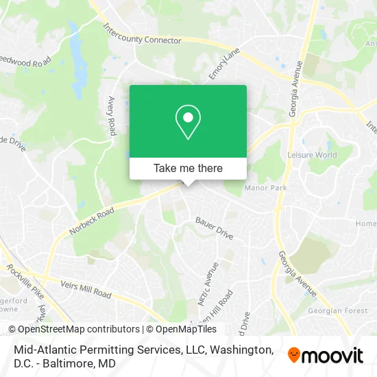 Mapa de Mid-Atlantic Permitting Services, LLC