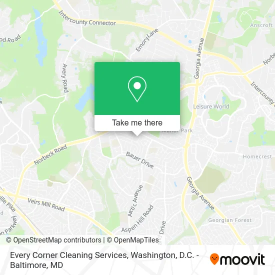 Every Corner Cleaning Services map