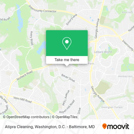 Atipra Cleaning map