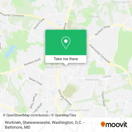 Workneh, Shewaneseshe map