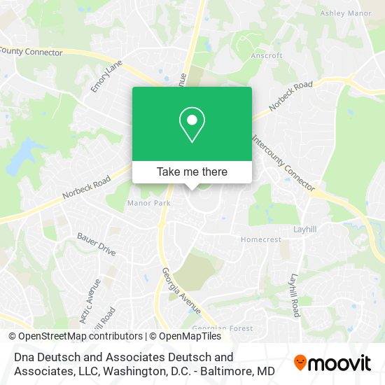 Mapa de Dna Deutsch and Associates Deutsch and Associates, LLC