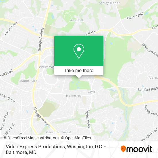 Video Express Productions map