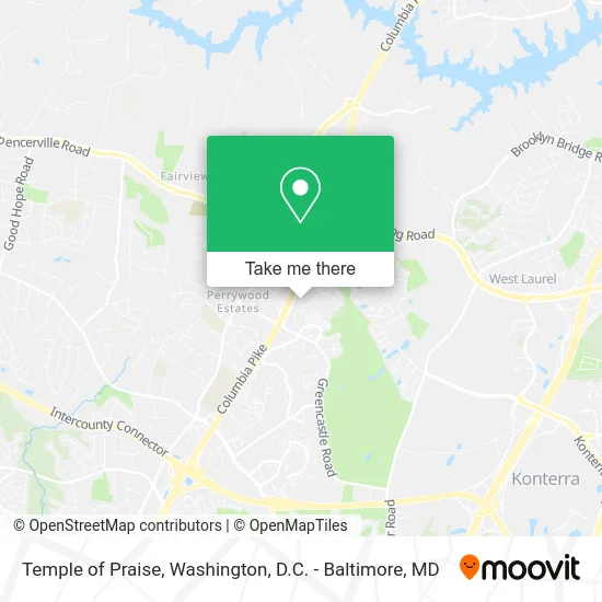 Temple of Praise map