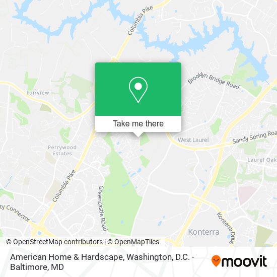American Home & Hardscape map
