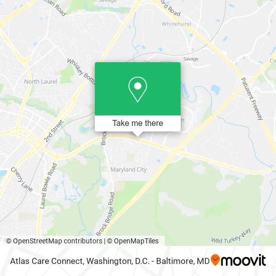 Atlas Care Connect map