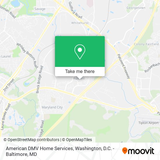 American DMV Home Services map