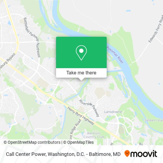 Call Center Power map