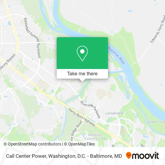 Call Center Power map