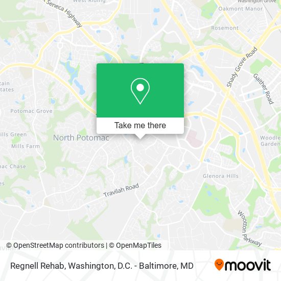 Regnell Rehab map
