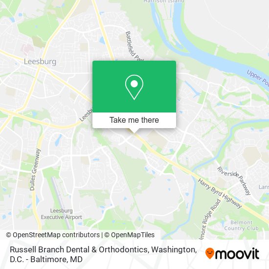 Mapa de Russell Branch Dental & Orthodontics