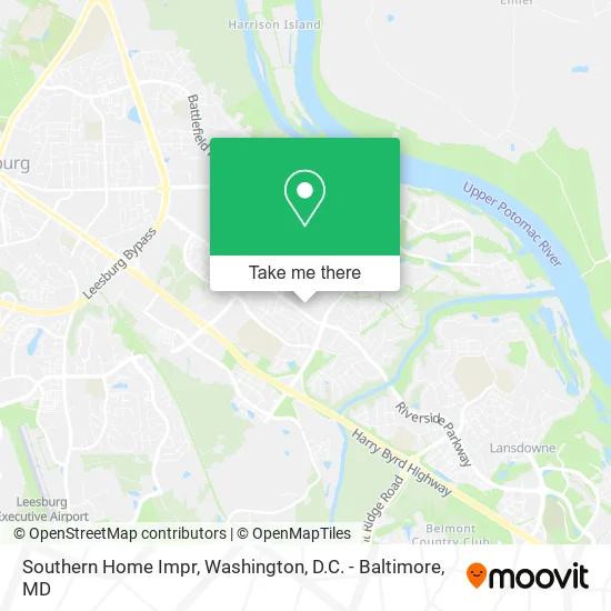 Southern Home Impr map