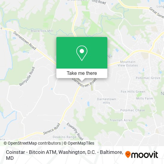 Mapa de Coinstar - Bitcoin ATM