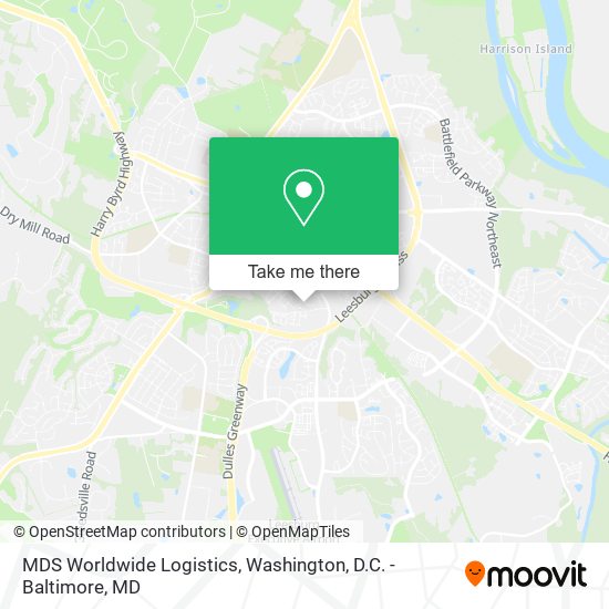 MDS Worldwide Logistics map