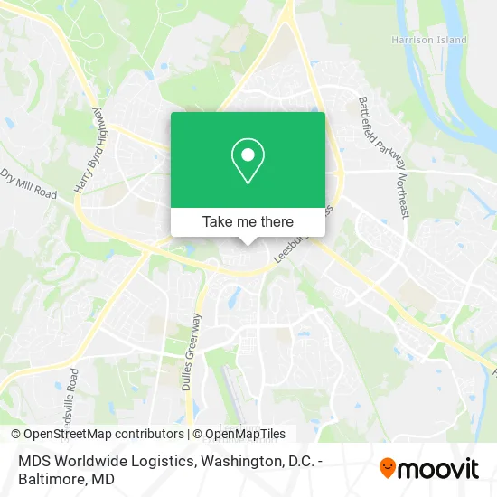 Mapa de MDS Worldwide Logistics