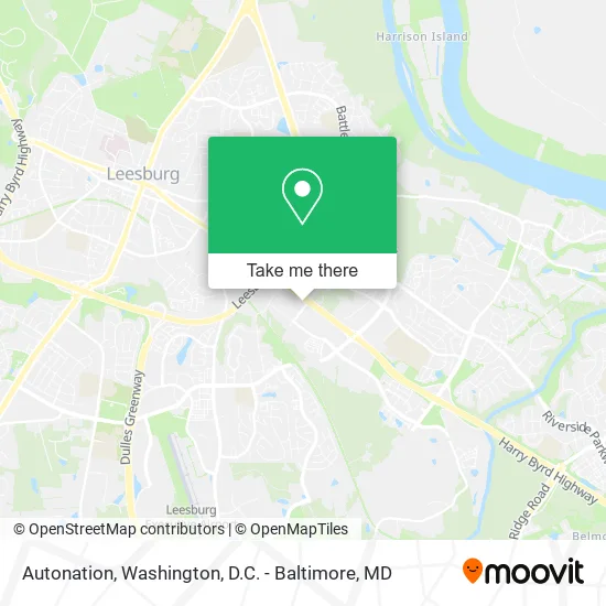 Autonation map