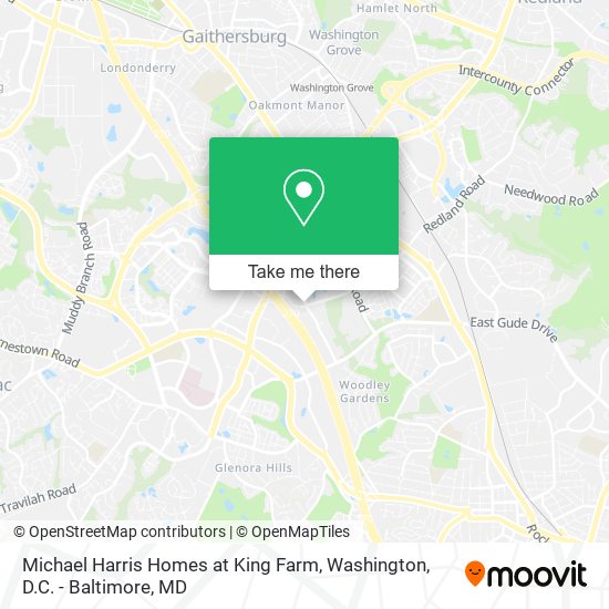 Michael Harris Homes at King Farm map