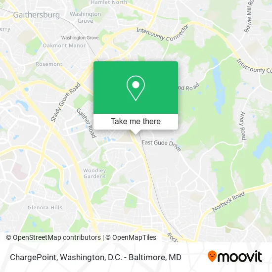 ChargePoint map