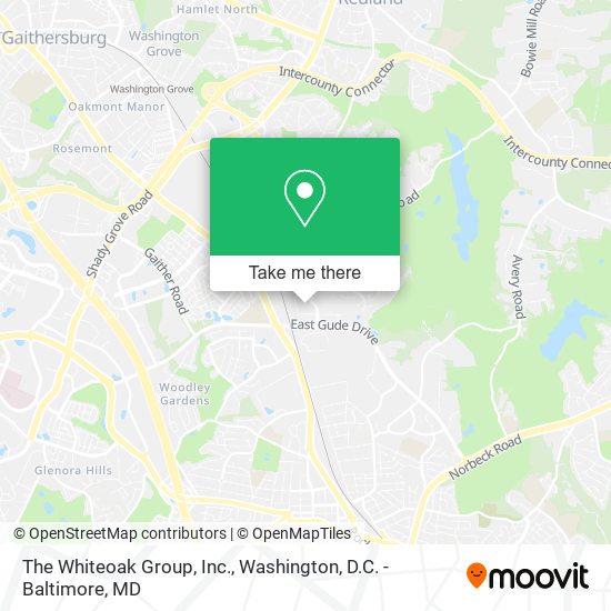 The Whiteoak Group, Inc. map