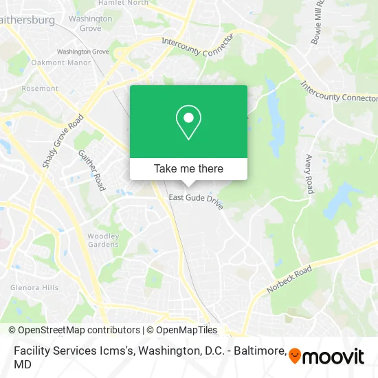 Facility Services Icms's map