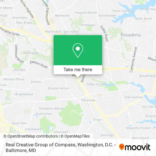 Real Creative Group of Compass map