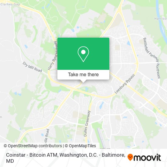 Mapa de Coinstar - Bitcoin ATM