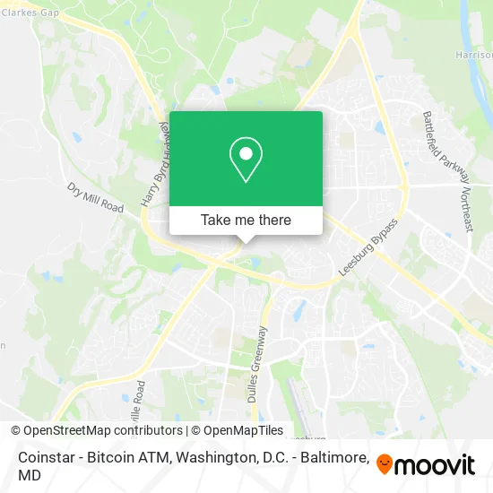 Coinstar - Bitcoin ATM map