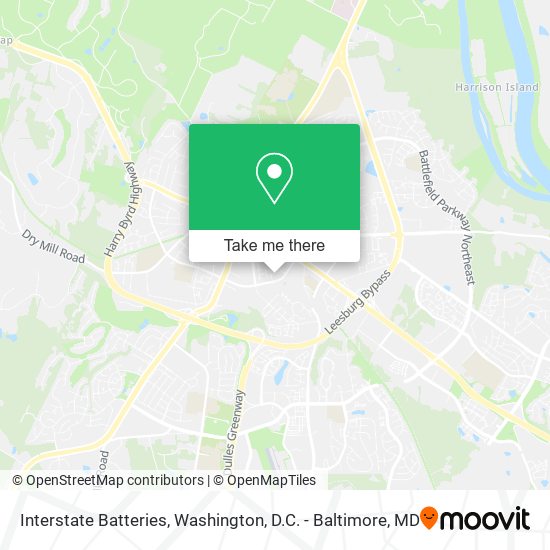 Interstate Batteries map
