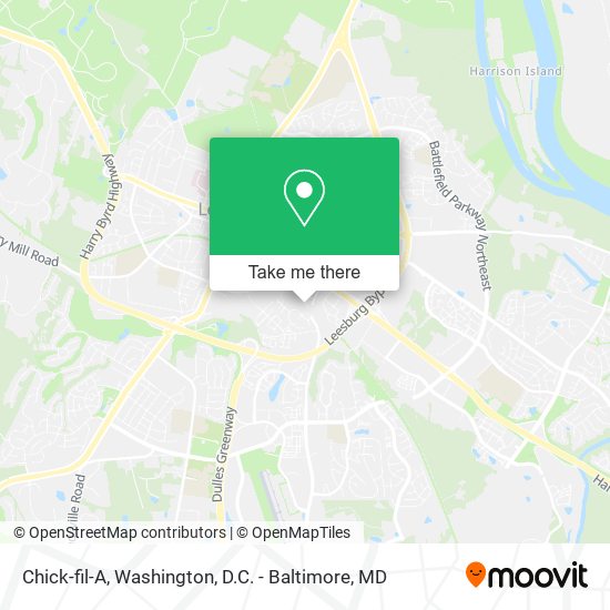 Mapa de Chick-fil-A