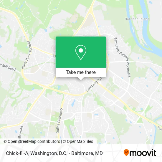 Chick-fil-A map